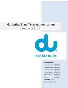 DU Marketing plan final draft