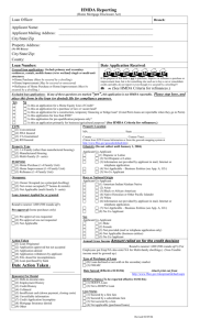 HMDA Input Reporting Worksheet ver.1 - DOC