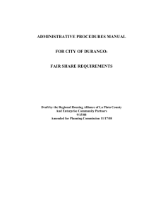 administrative procedures manual - Regional Housing Alliance of La