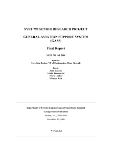 GASS Report - SEOR - George Mason University