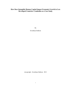 Intangible Human Capital Impact Economic Growth in