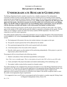 Undergraduate Research Approval Form