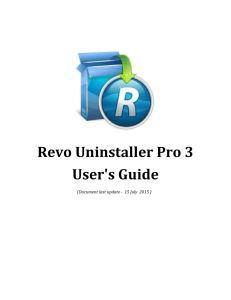 DOC - Revo Uninstaller