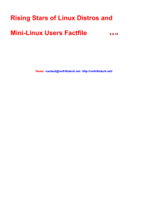 Mini-Linux User's Factfile
