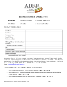 2014 membership application