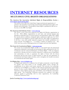 Constitution and Law Internet Resources
