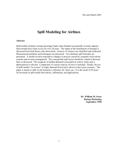 Spill Model Technical Paper