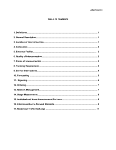 Attachment 4 TABLE OF CONTENTS 1. Definitions 1 2. General