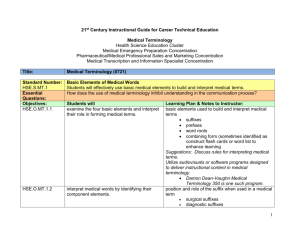 0721 Medical Terminology IG 8 08