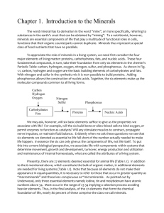 CHAPT 01 Introduction to Minerals