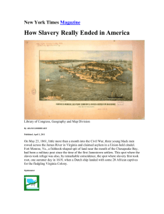 How Slavery Really Ended in America