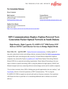 SDN Communications Deploys Fujitsu-Powered Next