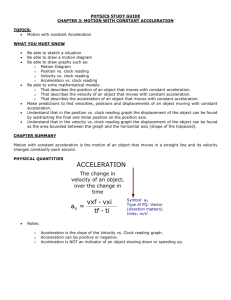 PHYSICS STUDY GUIDE - Madison Public Schools