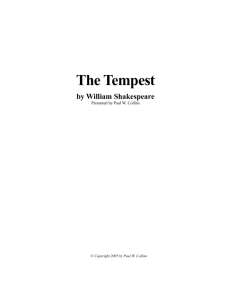 The Tempest - Shakespeare Right Now!