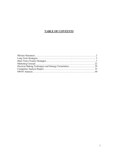 Individual Yearly Strategic Summaries