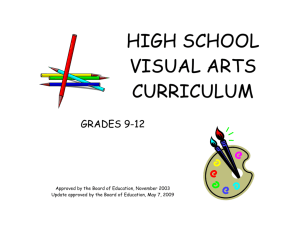 HS Art Curriculum - Rapid City Area Schools