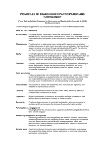 Stakeholder Checklists