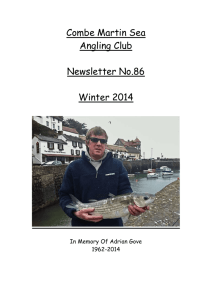 Winter Newsletter 2014 - Combe Martin Sea Angling Club