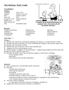 Microbiology Study Guide