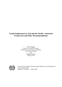 Youth Employment in Asia and the Pacific – Introduction and Summary