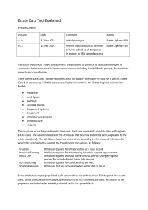 Estate Data Tool