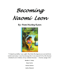 Becoming Naomi Leon - Heather Crow Ensley's Blog