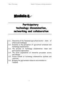 Module 6: Participatory Technology Development and