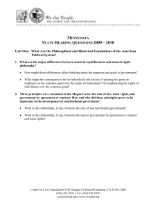 Minnesota State Hearing Questions 2009-10