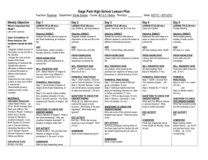 AP US History U1L3 - Gage Park Academy