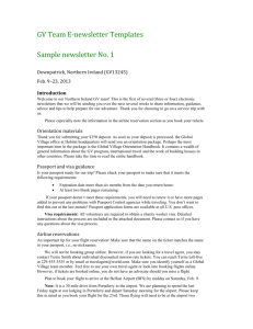 GV Team E-newsletter Templates Sample newsletter No. 1