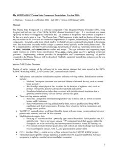 The SWIM Plasma State Component—Interim Design and Prototype