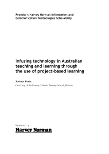 Infusing technology in Australian teaching and learning