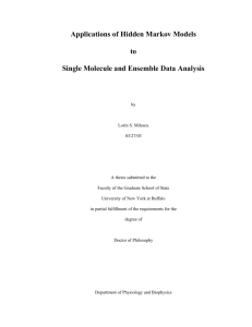 Applications of Hidden Markov Models - QuB