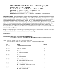 AP Biology Course Syllabus –2002/2003