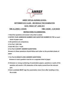 Mid Module 2 - Amref Health Africa Training