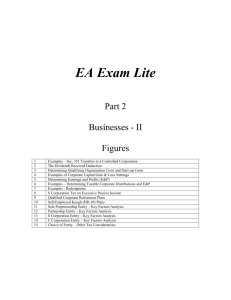 Examples of Corporate Capital Gain and Loss Netting