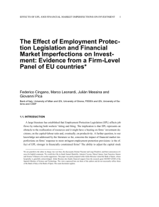 The effects of employment protection legislation