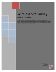 Wireless Site Survey