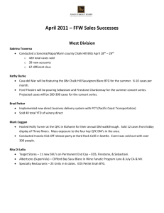 April 2011 – FFW Sales Successes West Division Sabrina Traverso