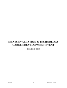 Meat Evaluation 09 - Louisiana Association of FFA