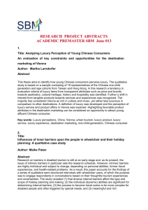 RESEARCH PROJECT ABSTRACTS ACADEMIC PREMASTER