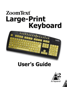 The ZoomText Keyboard