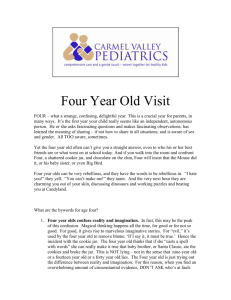The Four Year Old - Carmel Valley Pediatrics