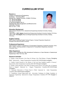 CURRICULUM VITAE - Department of Computer Science and