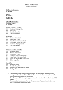 Bus Timetable