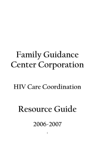 AIDS Libraries - Family Guidance Center