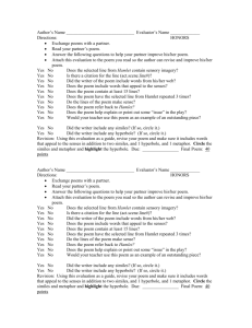 Grading Rubric for