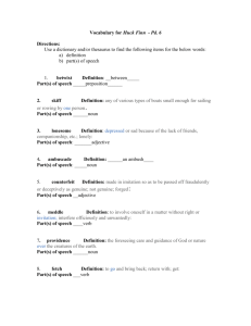 Vocabulary List for Huck Finn.pd6