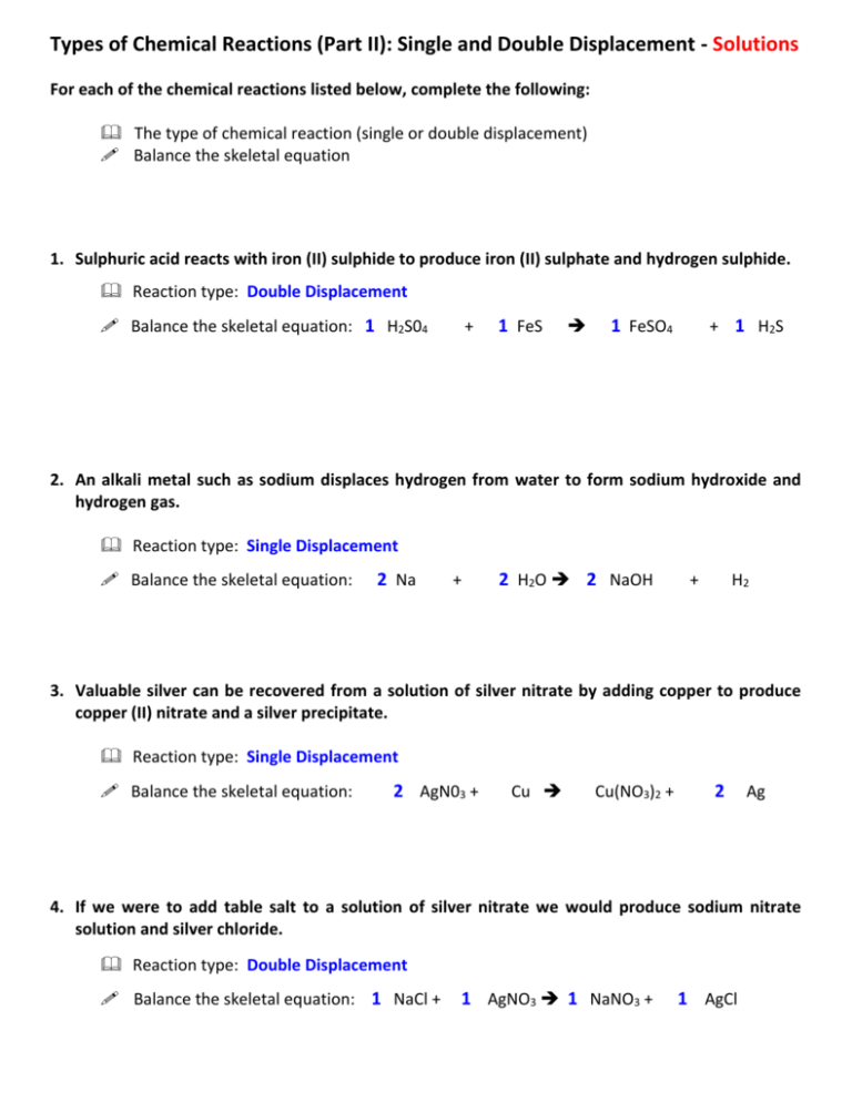 worksheet-on-single-and-double-replacement-reactions-answers-anactorsnote