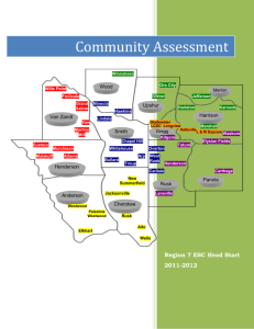 Community Assessment - Region VII Education Service Center